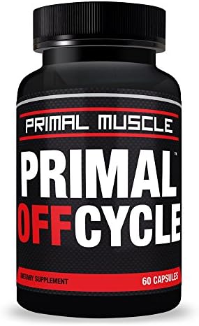 PRIMAL OFF-CYCLE - Post Cycle Therapy Support (PCT) - Users Report Best Testosterone Booster, Liver Support and Estrogen Blocker (Aromatase Inhibitor) - 60 Capsules, 30 Day Cycle