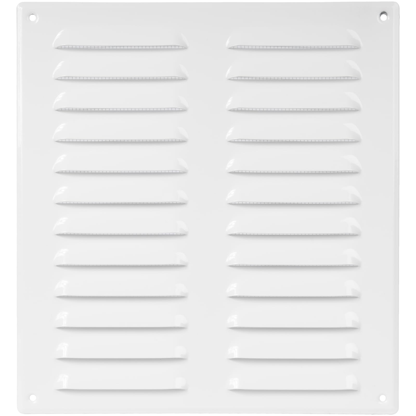 10" x 11" Inch / 260 x 280 mm White Air Vent Cover - Quality Steel Return Air Grilles - for Ceiling and Sidewall - HVAC - with Insect Protection Screen (10.23''x11.02'' Inch, White) — image 1