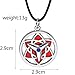 JoJo&Lin Shippuuden Kakashi Uchiha Sasuke Itachi Gaara Cosplay Sharingan Necklace Girl&boy‘s Gifts (5)