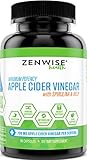 Apple Cider Vinegar Capsules - With Spirulina & Kelp + Vitamin B6-700 MG Natural ACV Powder Supplement for Digestion & Weight Loss + Skin & Immune System Support - 90 Count