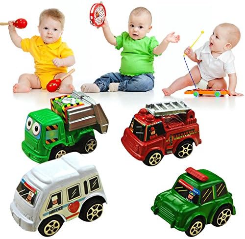 6pcs/lot Child Kids Mini Pull Back Model Car Toys Vehicle Sets Educational Toys