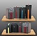 Large Wig Travel Box with Top Handle, Shoulder Strap & Double Zipper, Carrying Case with Removable Head-Holding Base - Black Square Design - by Adolfo Design