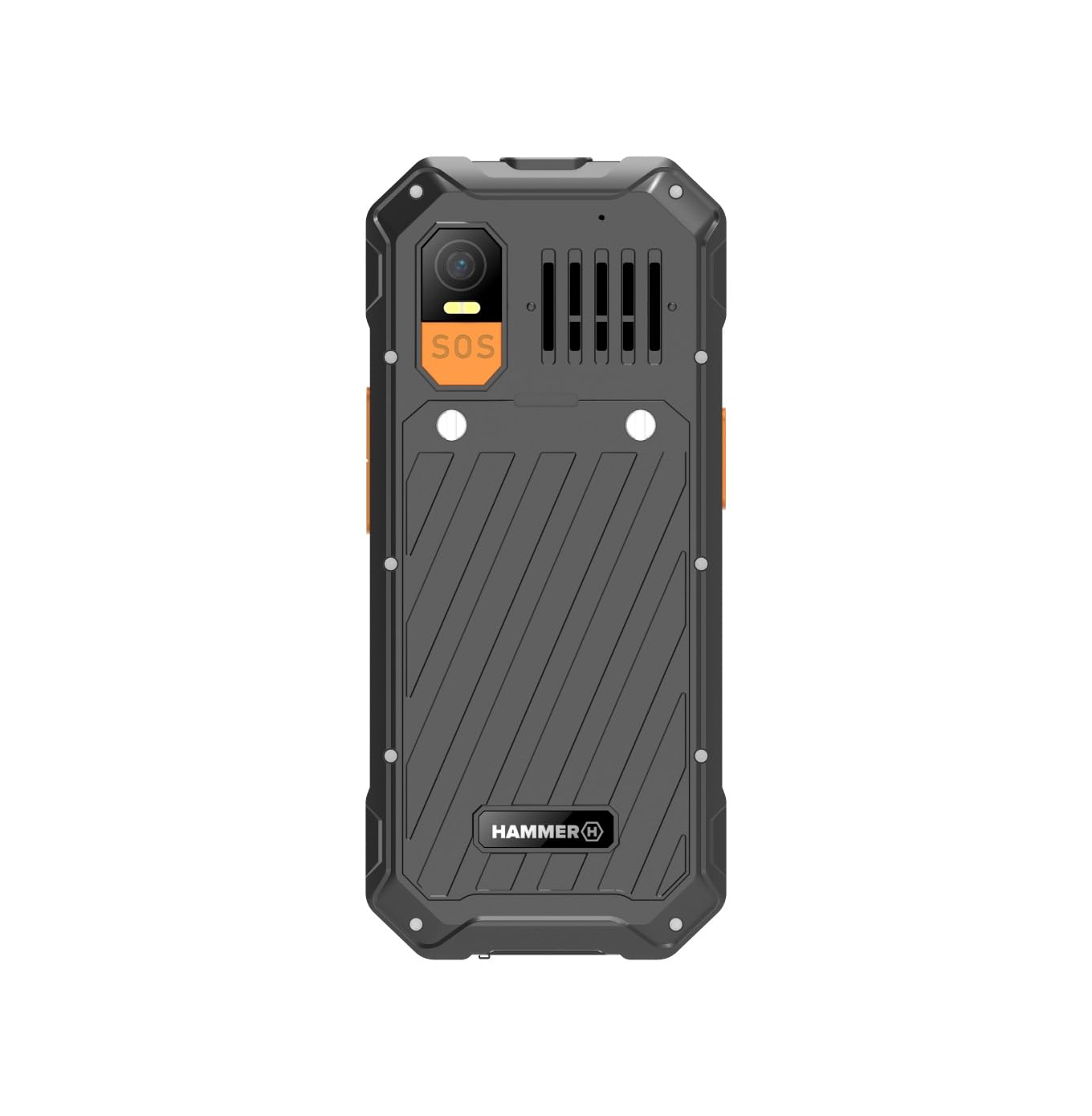 Tastentelefon Hammer 6 LTE, großer Akku 2500mah bis zu 7 Tage Standby, Taschenlampe und SOS-Taste, Volte-Technologie, beleuchtete Tasten, IP68 1,5 Meter Droptest, 2,4 Zoll Bildschirm, ohne Vertrag
