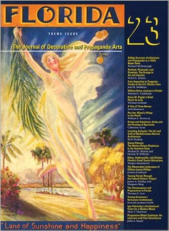 The Journal Of Decorative And Propaganda Arts 23 Florida Theme