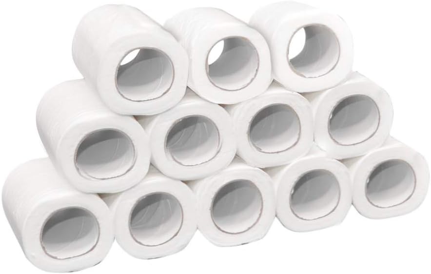 KANGMOON Tree Free Bamboo Toilet Paper with Septic Safe Biodegradable Bath Tissue, Eco Friendly Soft 3 Ply Sheets - 170 Sheets Per Roll, 6/8/12 Rolls