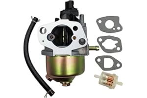 ZYNCUE Carburetor Kit 951-10838 1P65F,1P65MC,and 139CC Machines 6-Piece Metal Maintenance Kit with for Fuel Pipe,Filter & Gas
