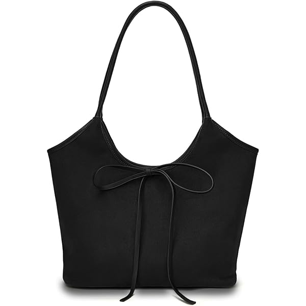 Amazon.com: Isabelle 2 in 1 Scoop Neck Tote (Black) - Vegan
