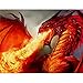 DIY 5D Diamond Painting Kit Full Diamond Spitfire Dragon Embroidery Square Resinstone Cross Stitch Arts Craft Supply for Home Wall Decor