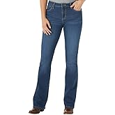 Wrangler Women's Aura Instantly Slimming Mid Rise Boot Cut Jean