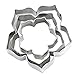 3Pcs/Set Cake Decorating Mold Stainless Steel Cutter for Cakes Cupcakes Cookies Pastry - Type A352