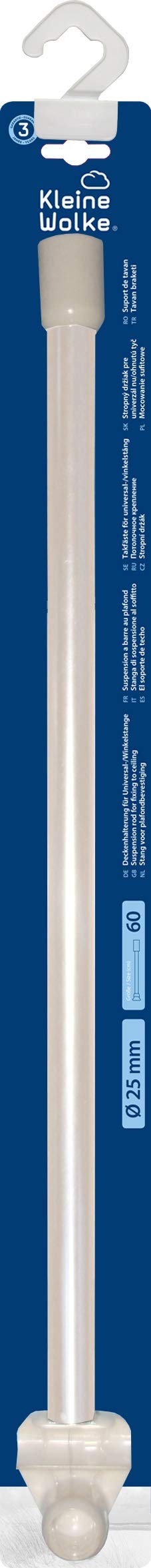 Kleine Wolke Ceiling Rail, White, 60 cm