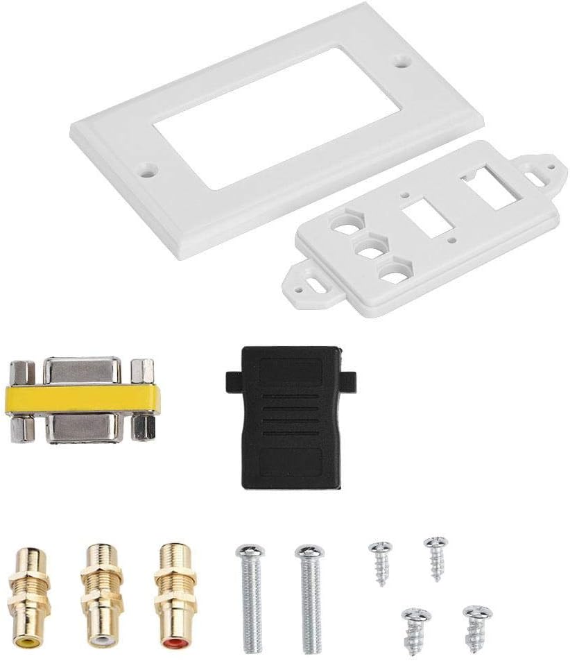 Socobeta Three in one Wall Socket Multi level Integrated Multimedia Panel with HDMI VGA Port - Image 3