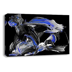 Canvas Wall Art Abstract Oil Texture Pictures Home Wall Decorations for Bedroom Living Room Paintings Canvas Prints Framed - 12x18 inches