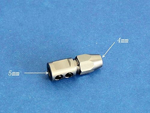 Novahobby Steel Flex collet coupler for 5mm motor shaft and 4mm flex cable