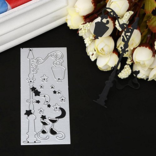 Merry Christmas Metal Cutting Dies Stencils,Lavany Metal Cutting Dies Stencil 3D Carbon Steel Cutting Dies Stencils Scrapbooking Embossing Cards DIY Crafts, DIY Hand Embossing (D) - Thumbnail 3