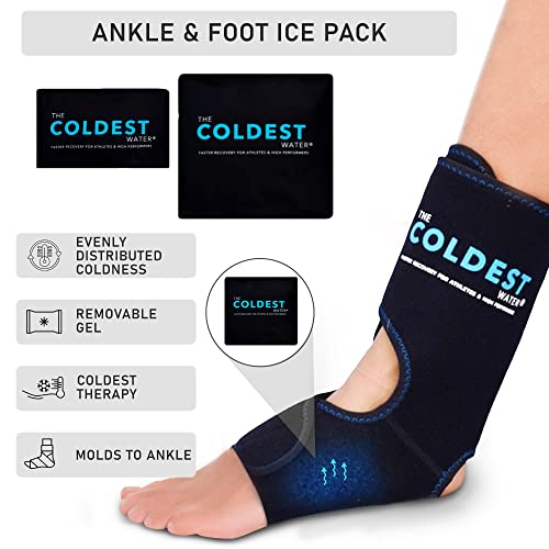 Coldest Foot Ankle Achilles Tendonitis Icing Pain Relief Ice Wrap with