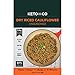 Dry Riced Cauliflower by Keto and Co | Unseasoned | Just 5.6g Net Carbs Per Serving | Gluten free, Vegan, Non-GMO, Diabetic Friendly | (5 Servings-Makes 1 Pound)