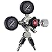 Kegco Elite Series Dual Gauge CO2 Draft Beer Regulator, 2 Product, Chrome