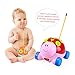 Holy Stone Cartoon Ladybug RC Car with Music and Lights Electric Radio Control Toy for Baby Toddlers Kids Children