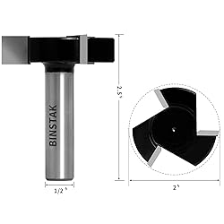 CNC Spoilboard Surfacing Router Bits, 1/2 inch
