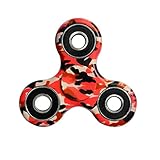 Auwer Cool Camouflage Fidget Hand Spinner Finger Spinner Toy Ultra Fast Bearings Dustproof Ultra Durable Stress Reducer EDC Fingertip Gyro For ADD,ADHD,Anxiety,Boredom and Autism Adults Children(A)