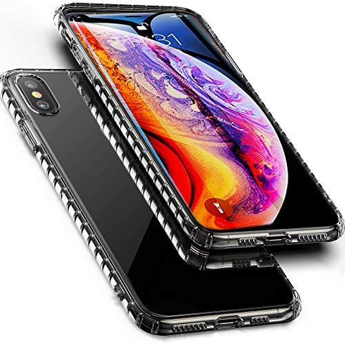 GDTOGRT iPhone Xs Max Case, Clear Slim Thin Soft Transparent TPU Hybrid Excellent Grip 2.5D Curved Back Non-Slip Bumper Cover Case Compatible Apple iPhone Xs Max 6.5"(2018) - Crystal Clear