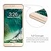 iPhone 7 Plus Screen Protector, iOrange-E 3D Curved Glass Full Coverage Tempered Glass Screen Protector for Apple iPhone 7 Plus 5.5 Inch, Gold