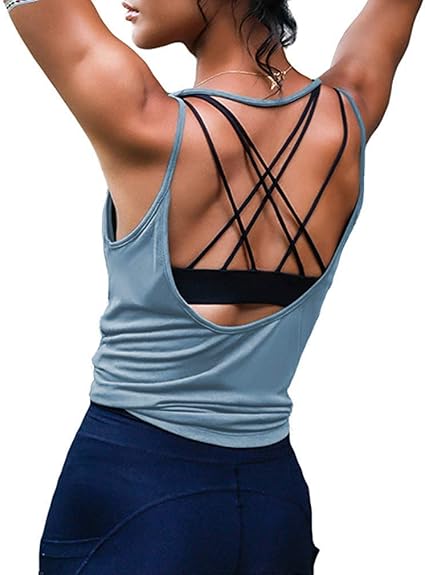 Tank Tops Trager Shirt 2 Damen A Shirts Sport Tops 10 Farben Sommer Tops