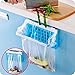 HULISEN Collapsible Practical Hanging Kitchen Cupboard Cabinet Tailgate Stand Storage Garbage Bag Holder Plastic Bracket