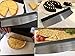 Premium Pizza Cutter by Checkered Chef - Rocker Blade With Protective Cover/Case/Holder/Sheath. Heavy Duty Stainless Steel with Premium Comfort Grip Handle. Dishwasher Safe.
