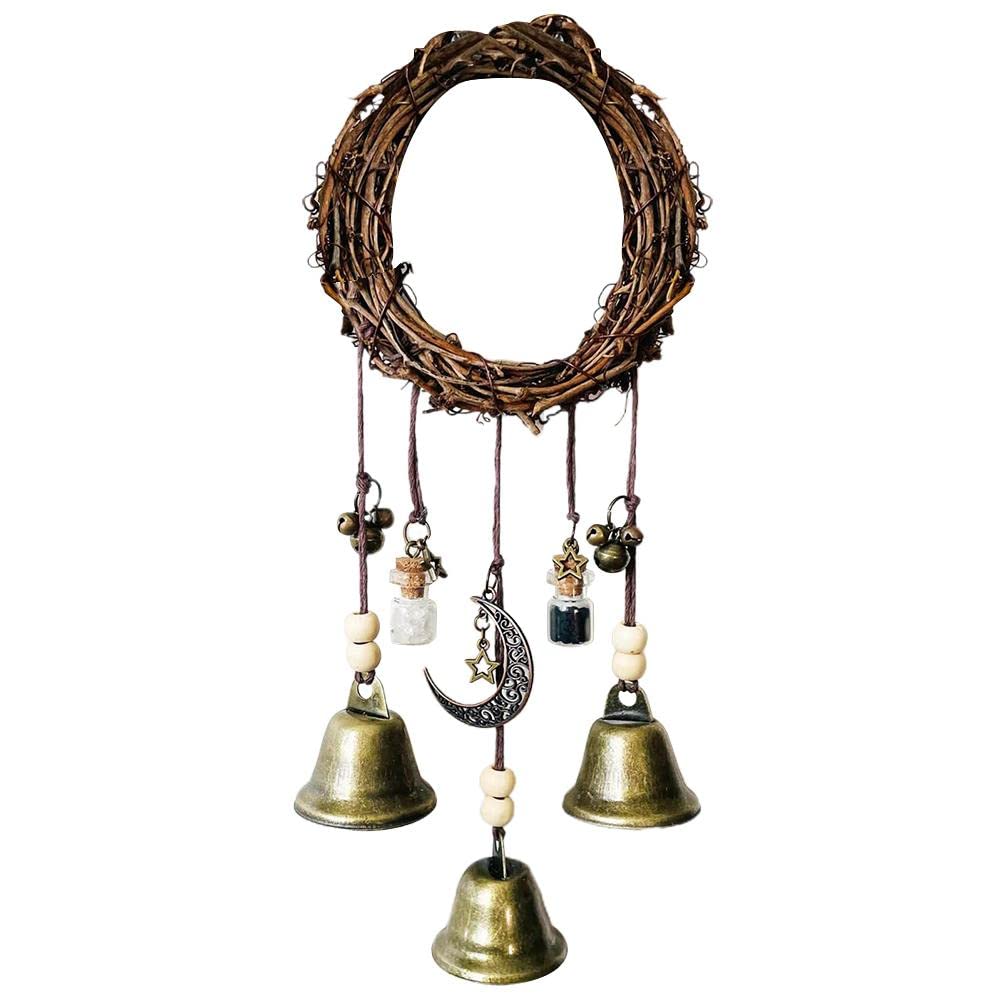 Wind Chimes, Witch's Wind Chimes, Handmade Witch Bells, Metal Wind Chimes for Outdoor Hanging Garden