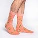 Good Luck Sock Men's Banana Crew Socks,Red,Shoe: 7-12