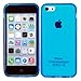 Wisdompro Case for iPhone 5c, Bundle of 5 Pack Colorful Soft TPU Gel Slim Fit Protective Case Cover for iPhone 5c (Blue, Aqua, Hot pink, Yellow, Red)