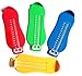 Qingsun Kid's Foot Measurer Shoe Foot Length Measuring Device Shoes Measuring Gauge Fitting Device Foot Gauge(Blue)