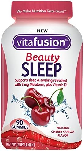 Vitafusion Beauty Sleep Gummies, Cherry-Vanilla 90 Ea Pack Of 3