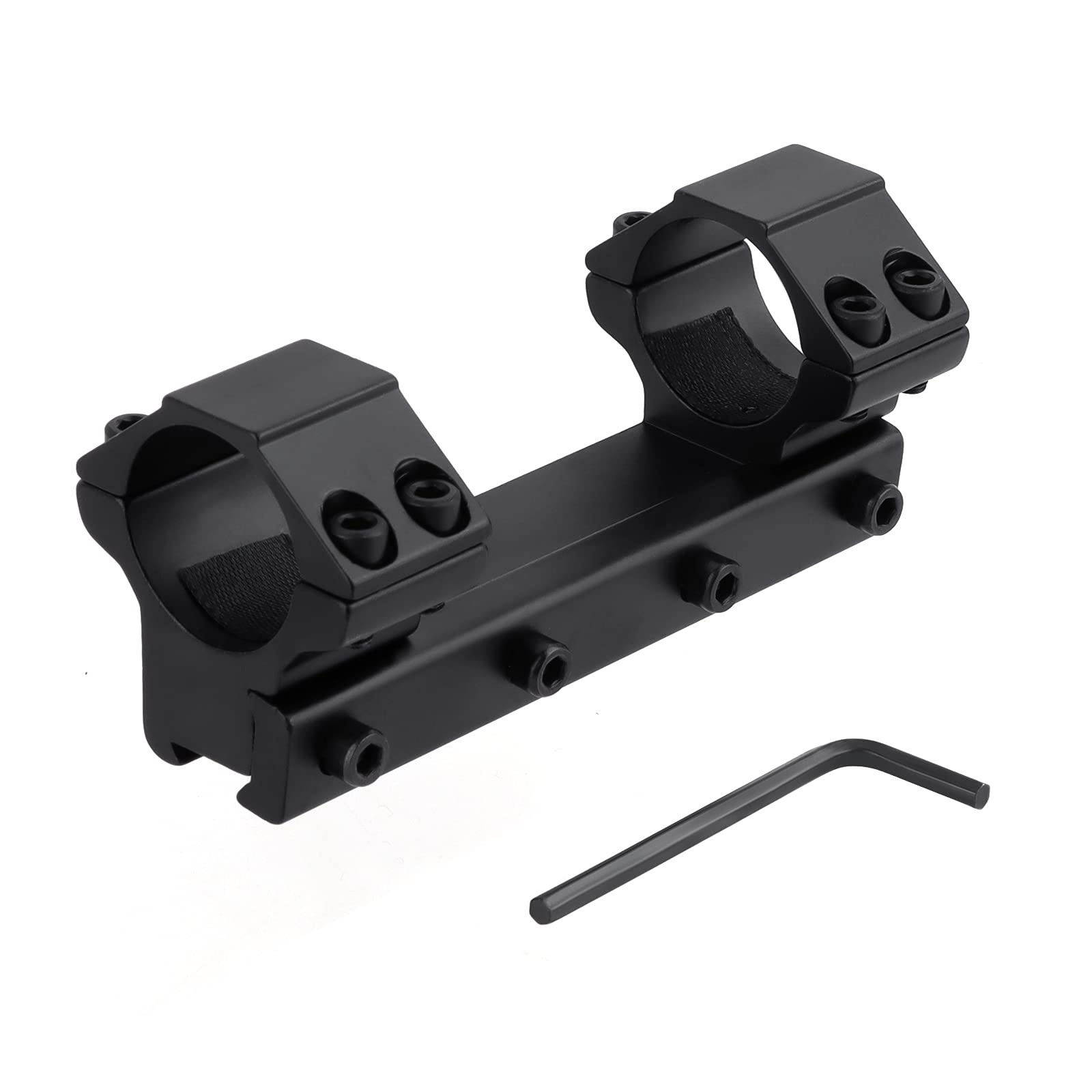 ToopMount Scope Ring Aluminum Tactical Low Profile 25.4mm Mounting Ring fit 11mm Dovetail Rail Mount Rings Adapter for Rifle Scope