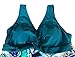 wantdo Women's Modest Swimsuit One Piece Swimwear Beachwear Green US 6-8