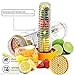 Infusion Pro 24 oz Fruit Infuser Water Bottler, Insulated Sleeve & Fruit Infused Water eBook : Bottom Infuser for More Flavor : Locking Flip Top Lid : Unique Gift Idea - Mango