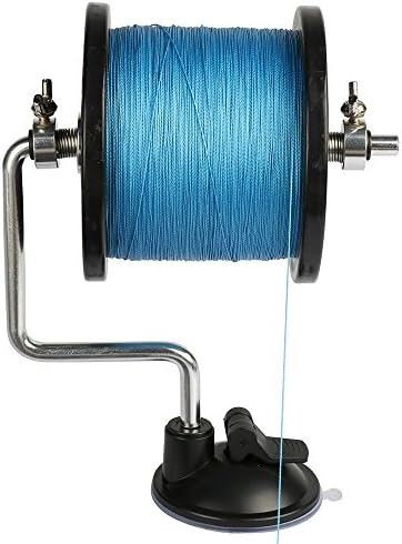 Fishing Line Reel Spool Spooler System Tackle Silver Aluminum Exclusive Design Line Bobbin/Spool Winder Winding Device