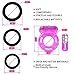 VIARDEJI® Vibrating Cock Ring Sex Toys – 2 Penis Rings w. Clit Stimulator & 1 Cock Ring for Better Stronger Erection - Large