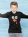 Turkey Face - Cute Little Turkey - Funny Thanksgiving Long Sleeve Kids T-Shirt