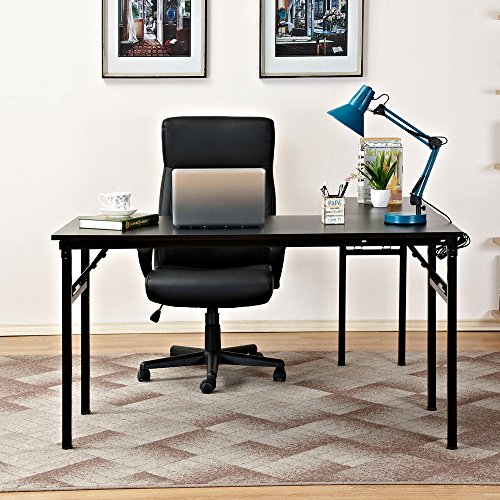 image for DlandHome L-Shaped Folding Computer Desk 55