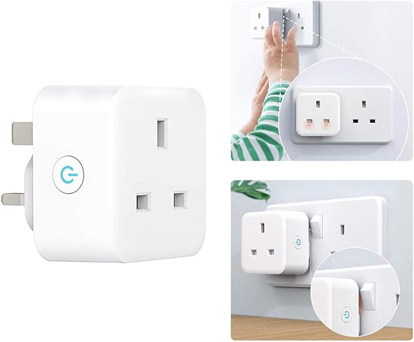 Smart Home Wifi plug Smart Plug 13a Wifi Drahtlose Fernbedienung Timing funktion Kein Hub Erforderliche Wei Mit Alexa Google Haupt2pcs