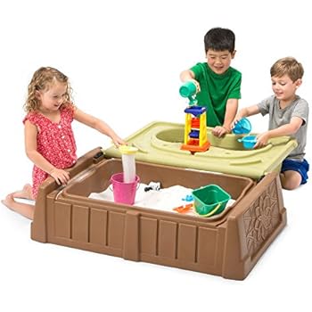 Simplay3 Sand And Water Bench Kids Outdoor Storage Benchsand And Water Activity Station