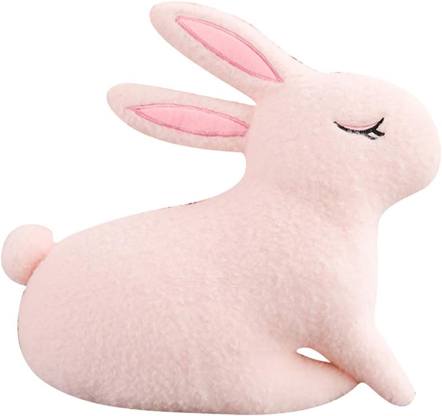 Originaltree Cute Rabbit Animal Bunny Doll Soft Plush Stuffed Toy Sleeping Pillow Home Decor Pink