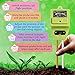 Swiser Soil Test Kit 3-in-1 Soil Tester with Moisture,Light and PH Meter, Indoor/Outdoor Plants Care Soil Sensor for Home and Garden, Farm, Herbs & Gardening Tools(No Battery Needed)