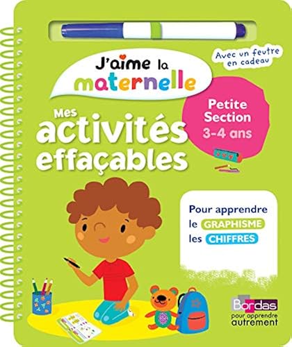 Download J'aime la maternelle - Mes activités effaçables - Petite section - Dès 3 ans PDF
