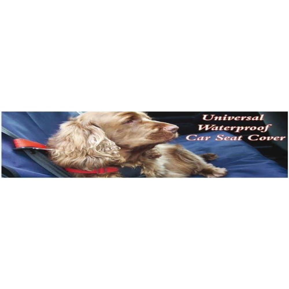 Danish Design Grey Universal Durable Water Proof Fabric Seat Belt Anchor Point Slots Car Seat Cover 140 x 115 cm