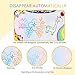 Jakoghii Water Doodle Mat, Kids Toys Aqua Drawing Mat Large Painting Writing Coloring Pad 4 Magic Pens for Boys Girls Age of 1,2,3,4,5,6,7-12 Yr, Educational Toy for Children Gift -Size 34.5