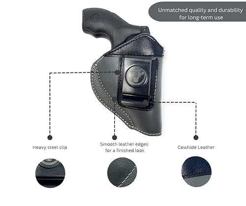 Taurus 605 Holster Maxx Carry Iwb Leather J Frame Revolver Holster For S Leather Revolver Holster